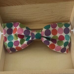 Colorful Polka Dot Bow Tie for Kids